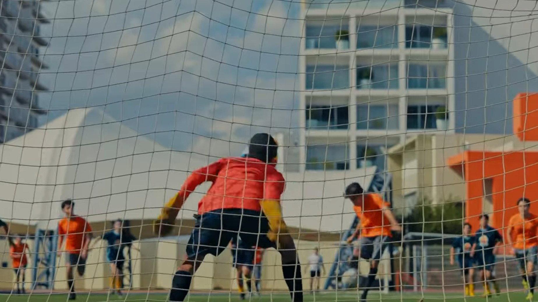 A Very Unlikely Goalkeeper 2026 movie scene