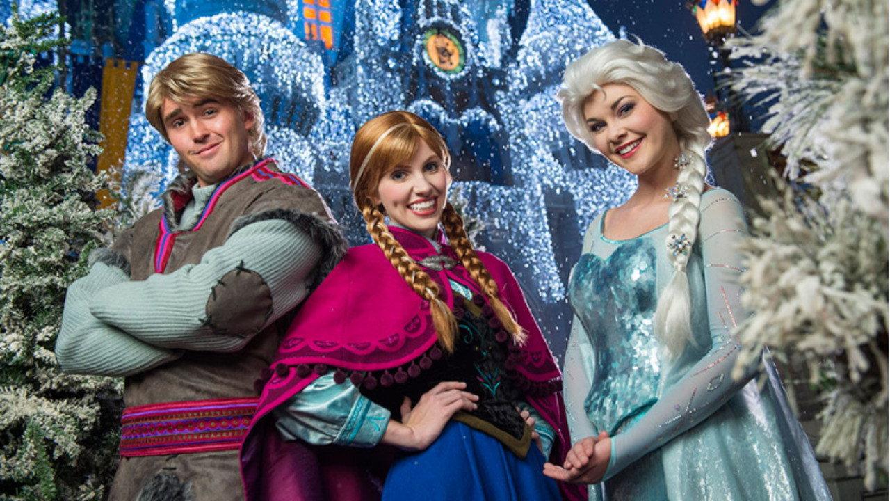 Disney Parks Frozen Christmas Celebration 2014 movie scene