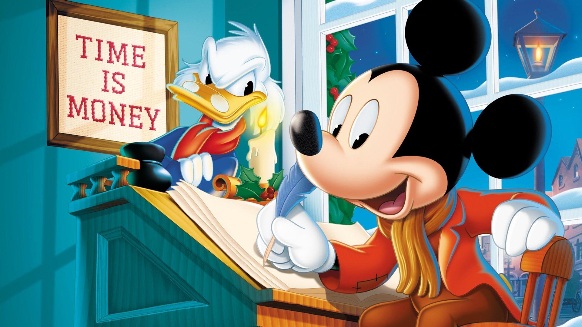 Mickey's Christmas Carol 1983 movie scene