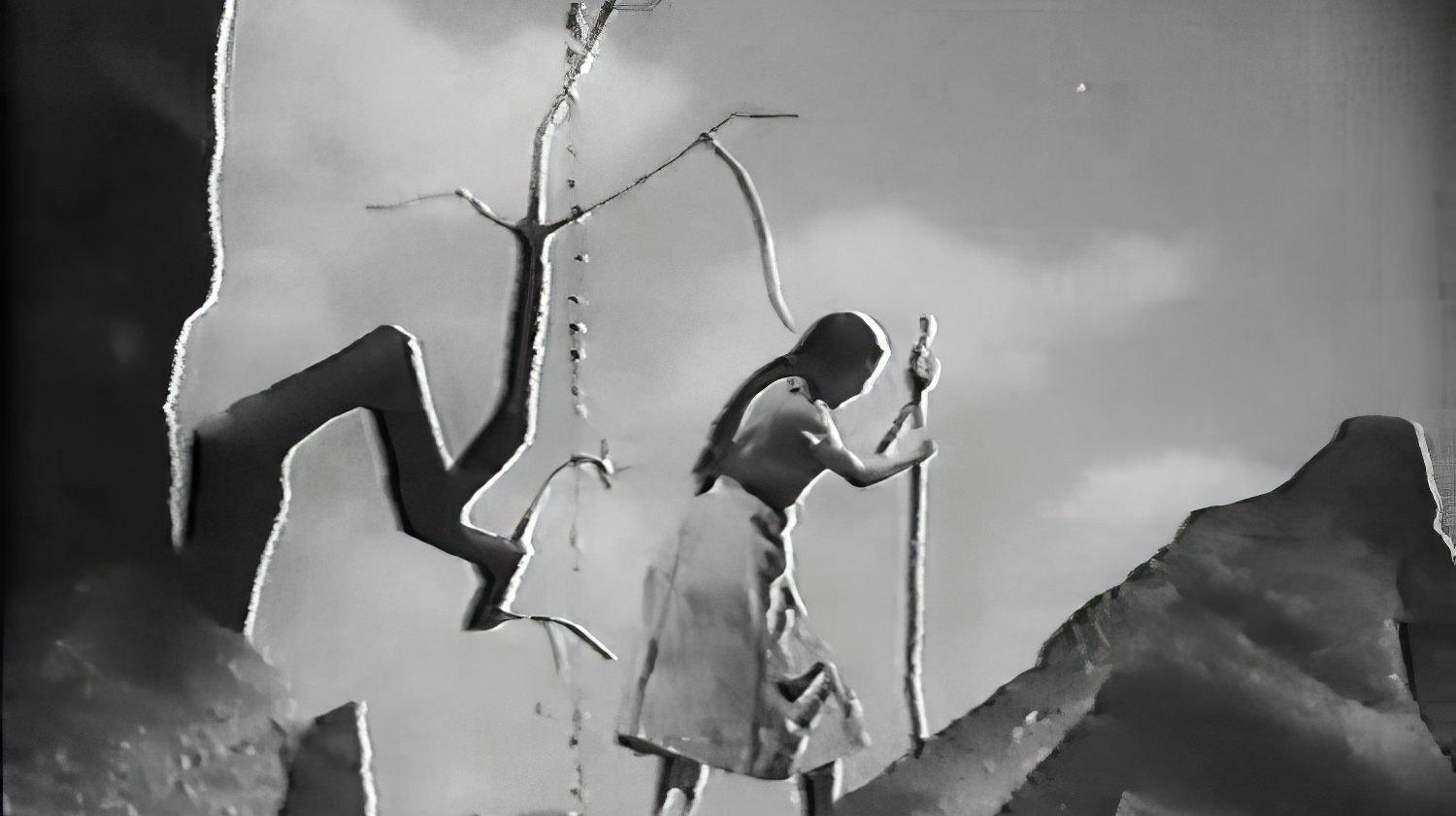 The Stone Rider 1923 movie scene