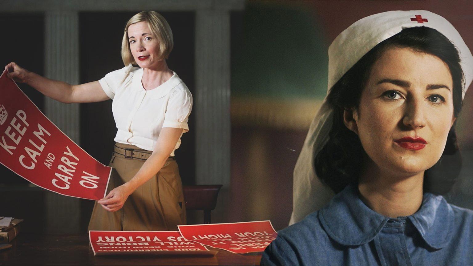 Blitz Spirit with Lucy Worsley 2021 movie scene