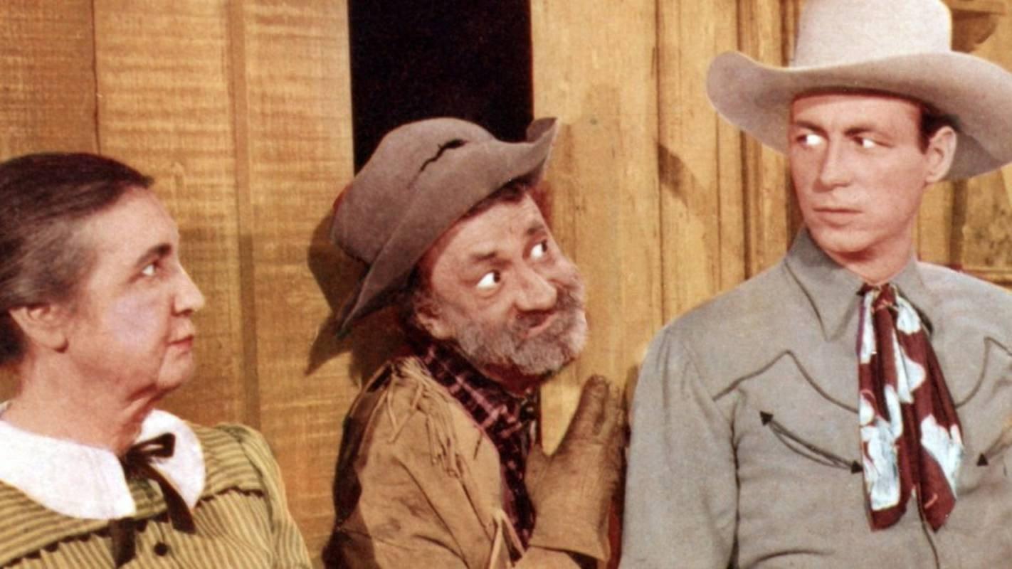 Song of Old Wyoming 1945 movie scene