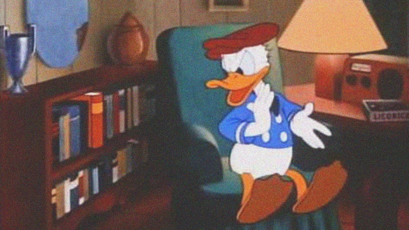 Donald's Off Day 1944 movie scene