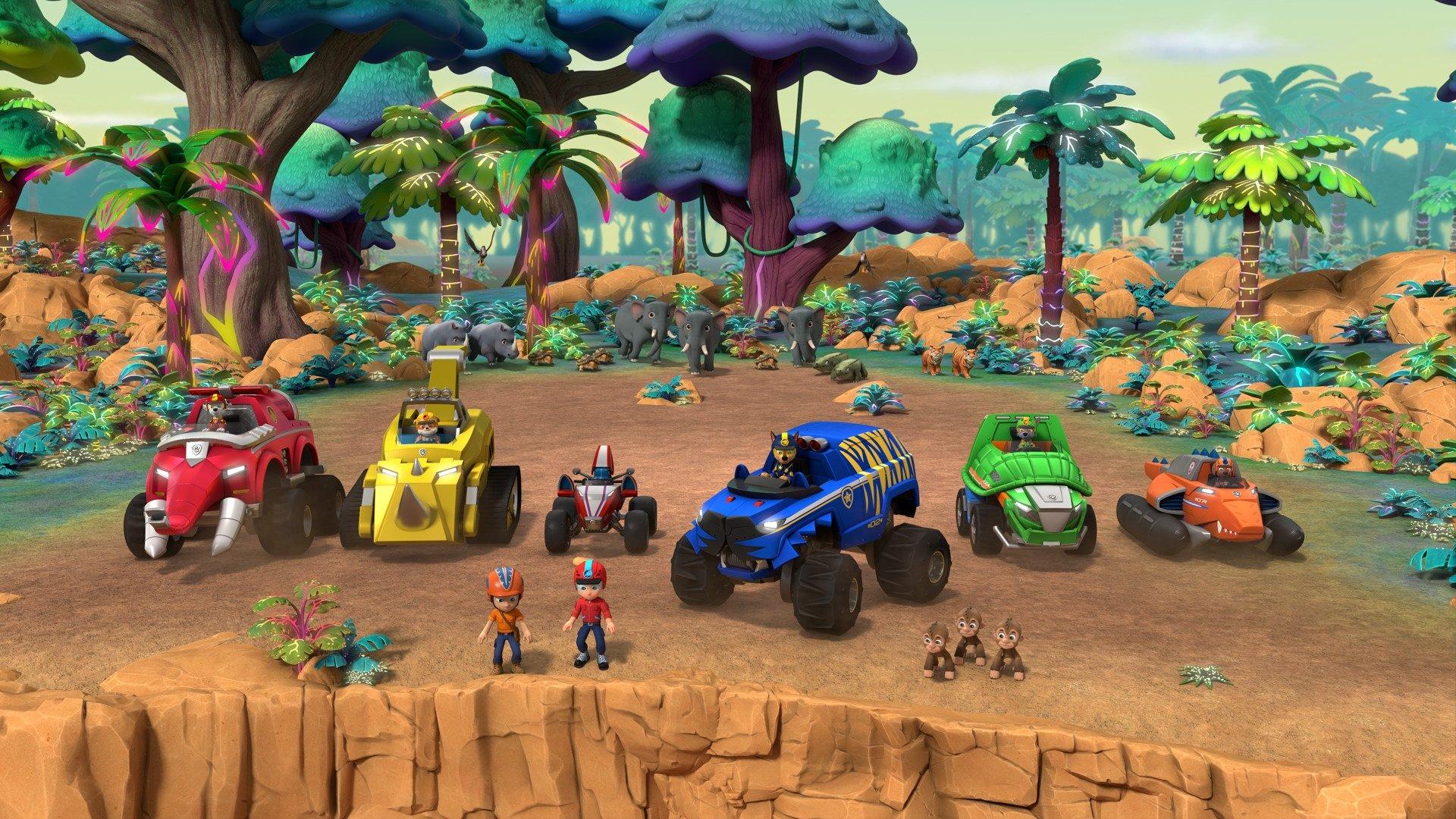 PAW Patrol: Jungle Pups 2024 movie scene