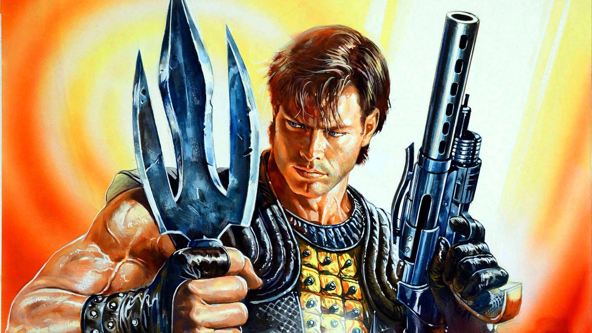 Clash of the Warlords 1985 movie scene