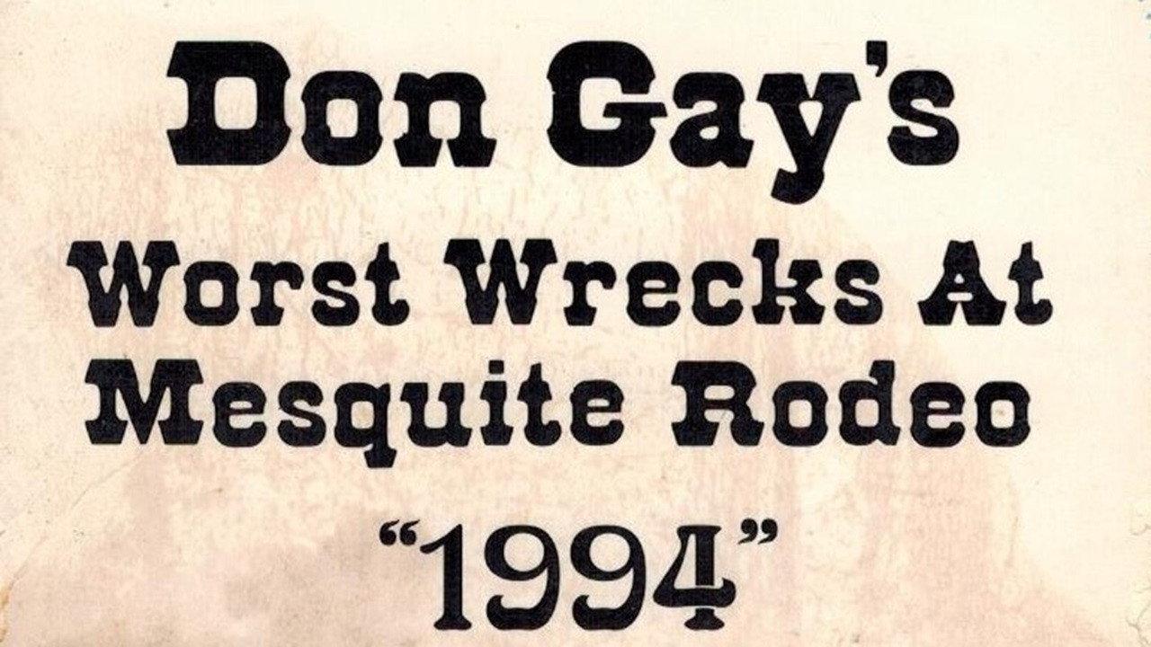 Don Gay's Worst Wrecks At Mesquite Rodeo 1994 1995 movie scene