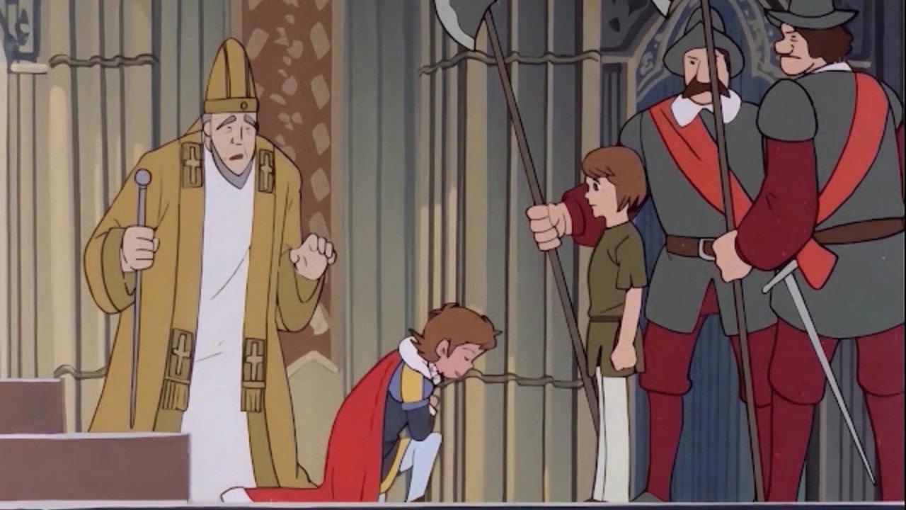 The Prince and the Pauper 1978 movie scene