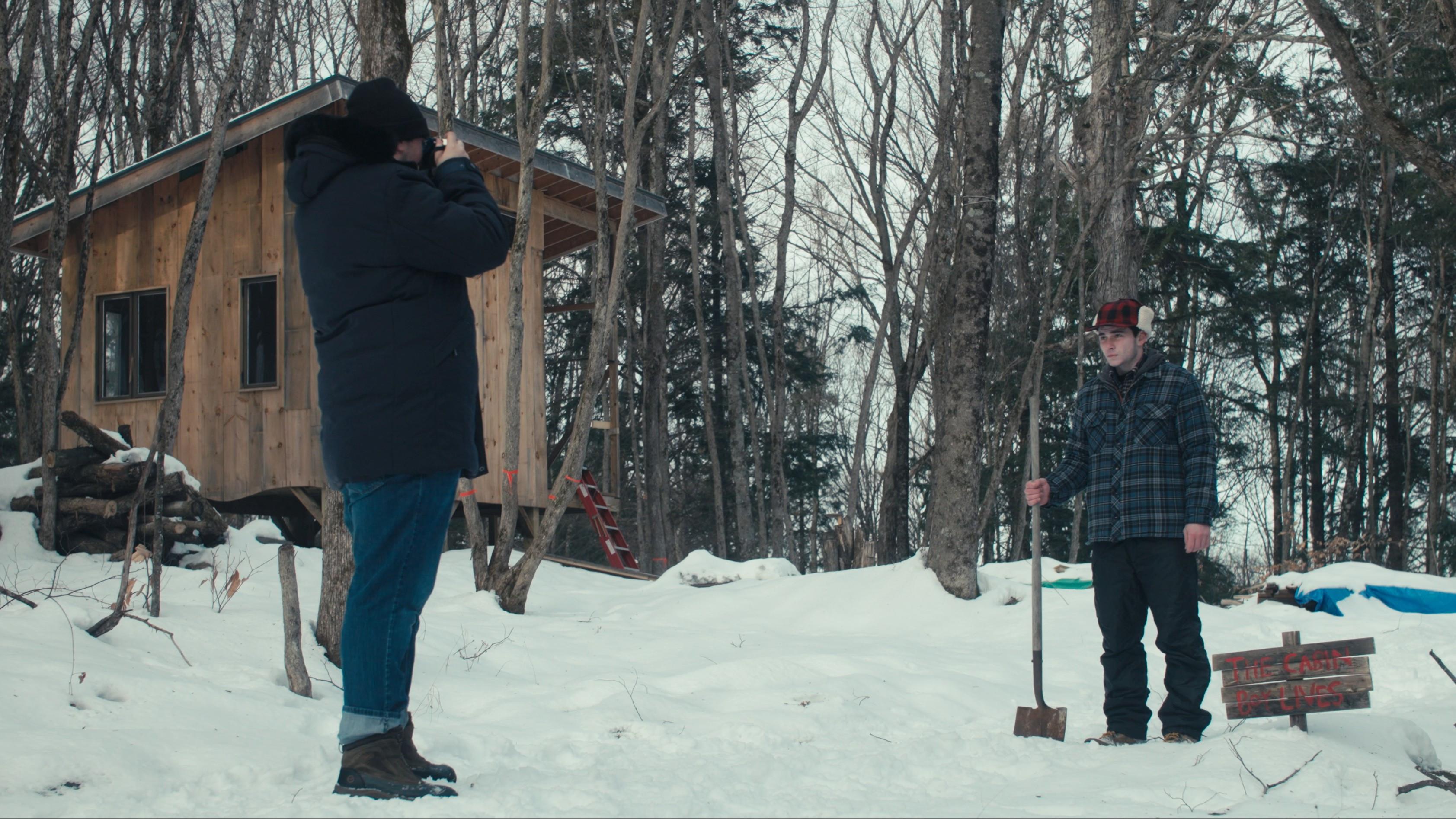 From The Cabin 2025 movie scene