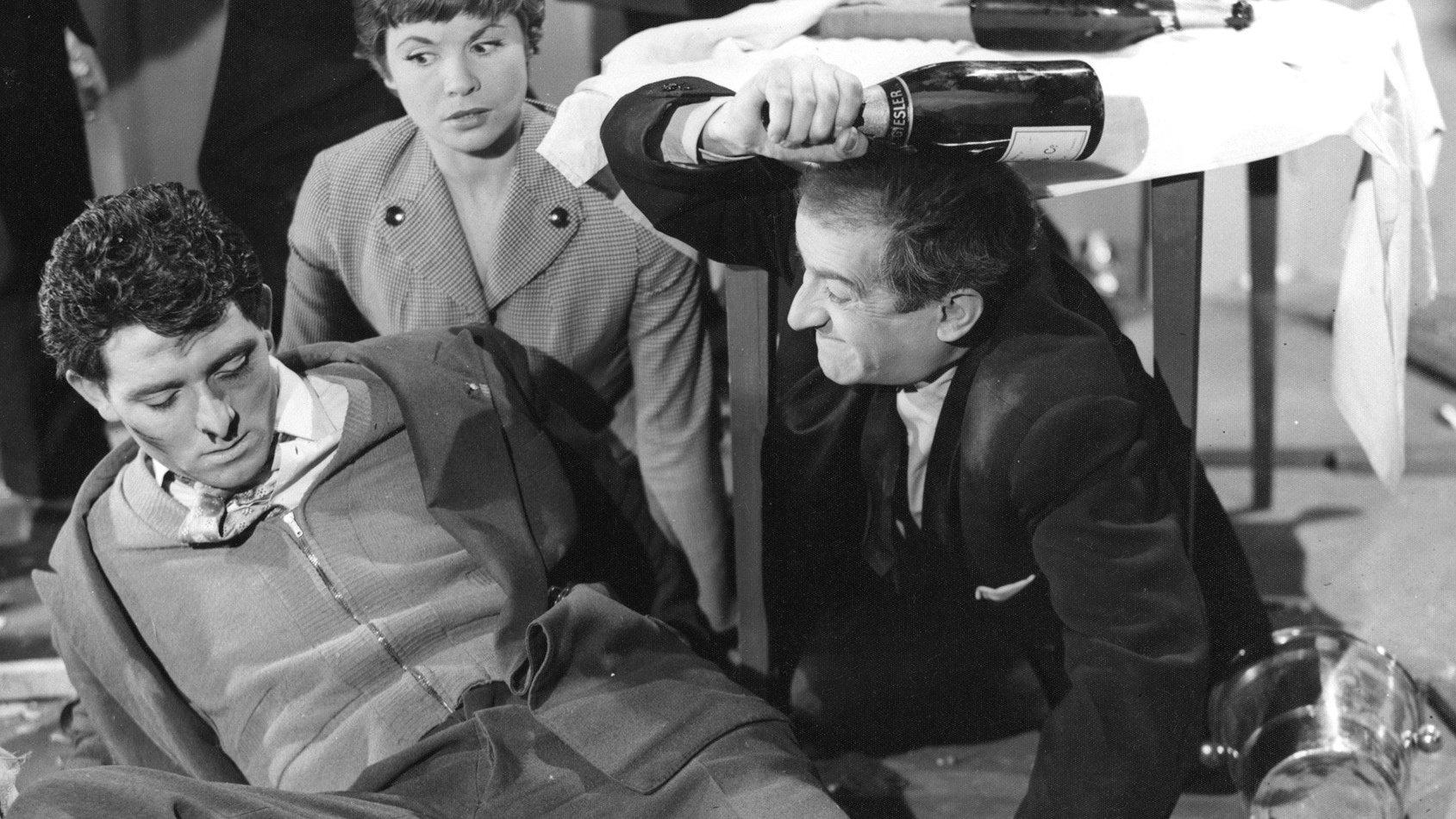 Crazy in the Noodle 1957 movie scene