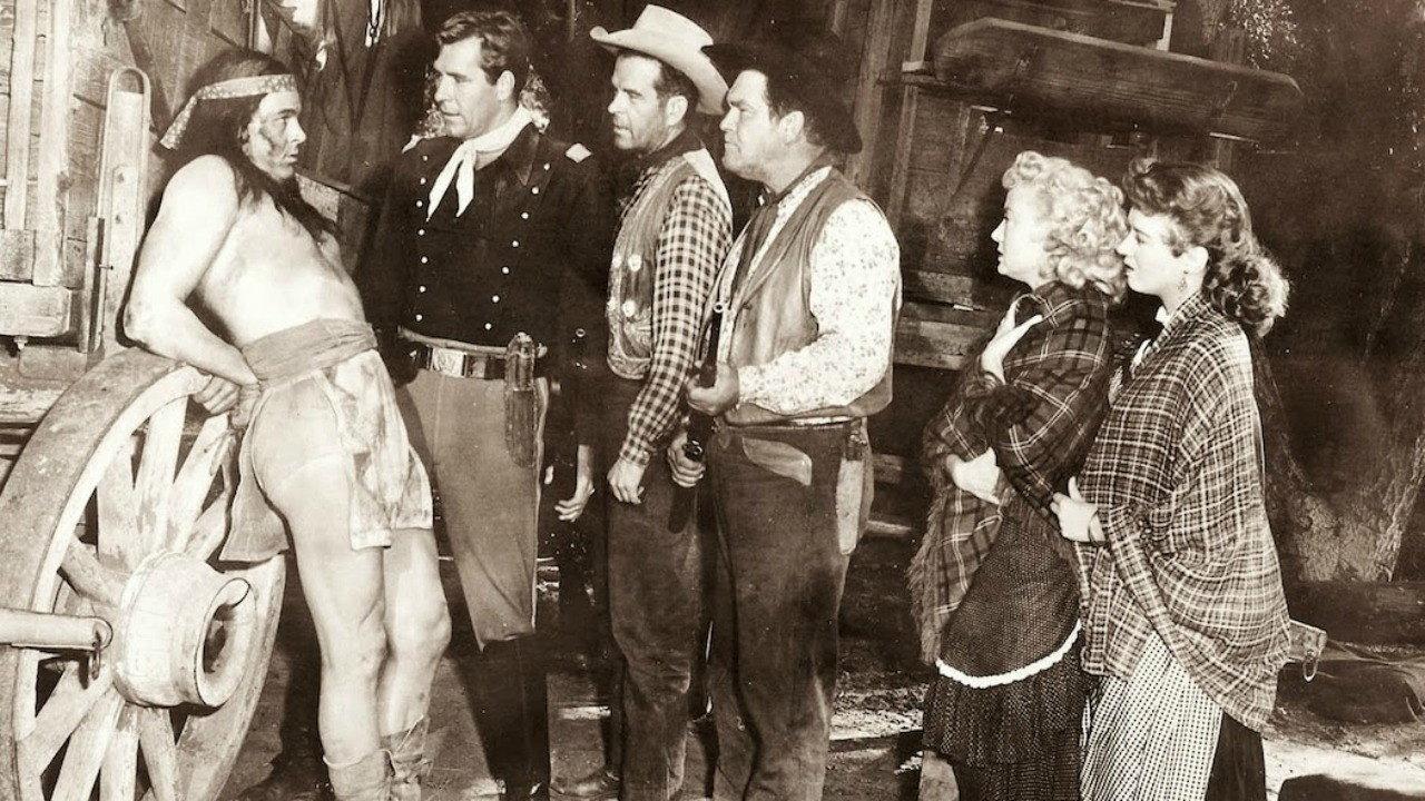Massacre Canyon 1954 movie scene