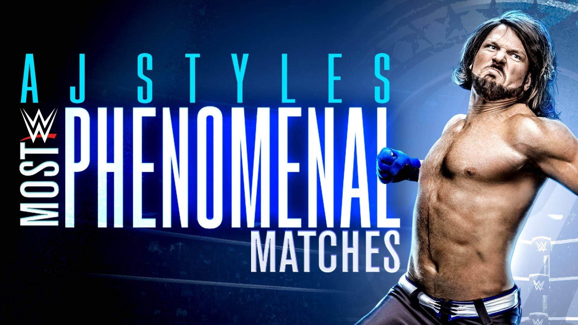 WWE: AJ Styles: Most Phenomenal Matches 2018 movie scene