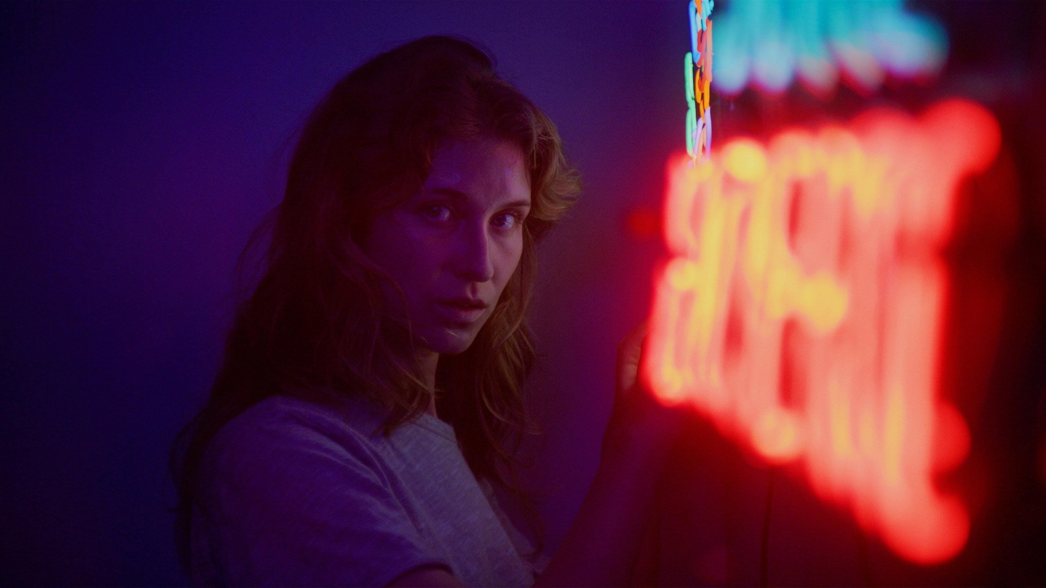 Neon Hereafter 2023 movie scene