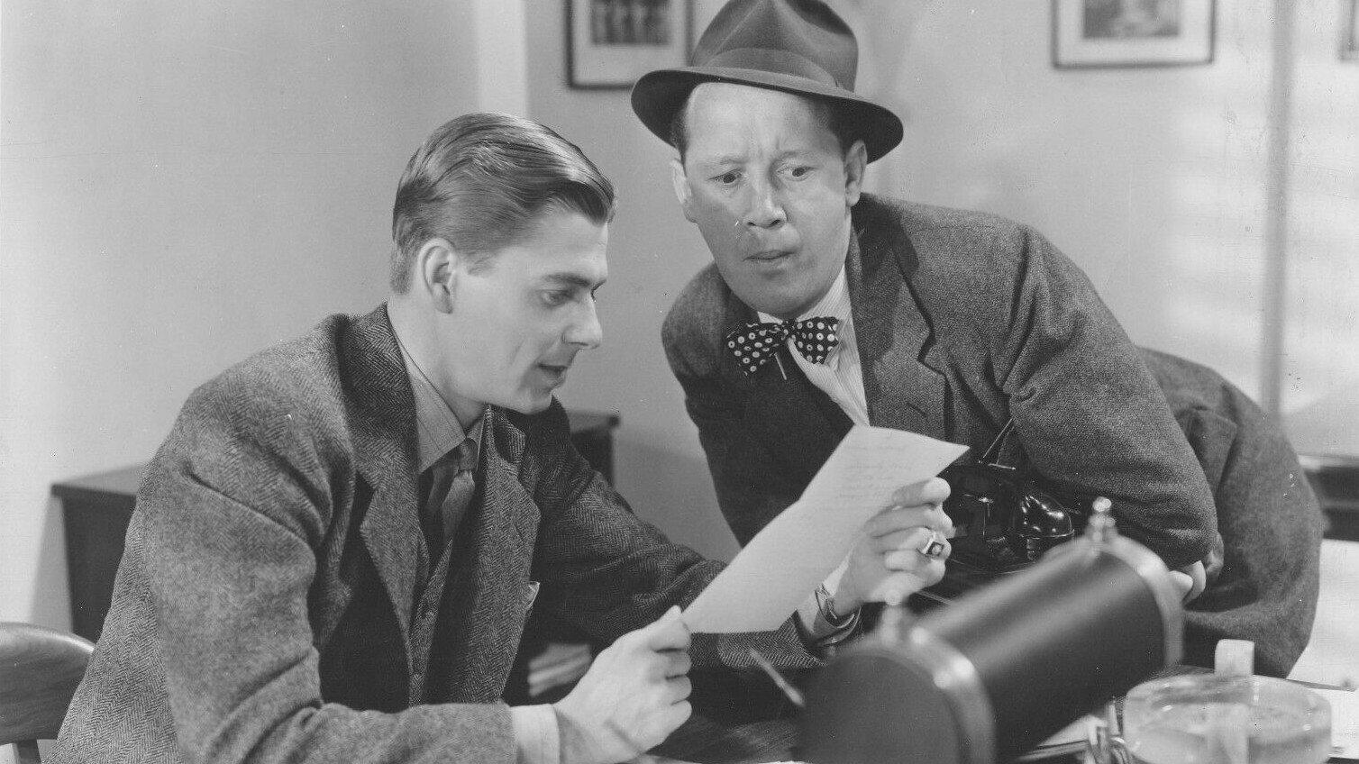 Love Is on the Air 1937 movie scene