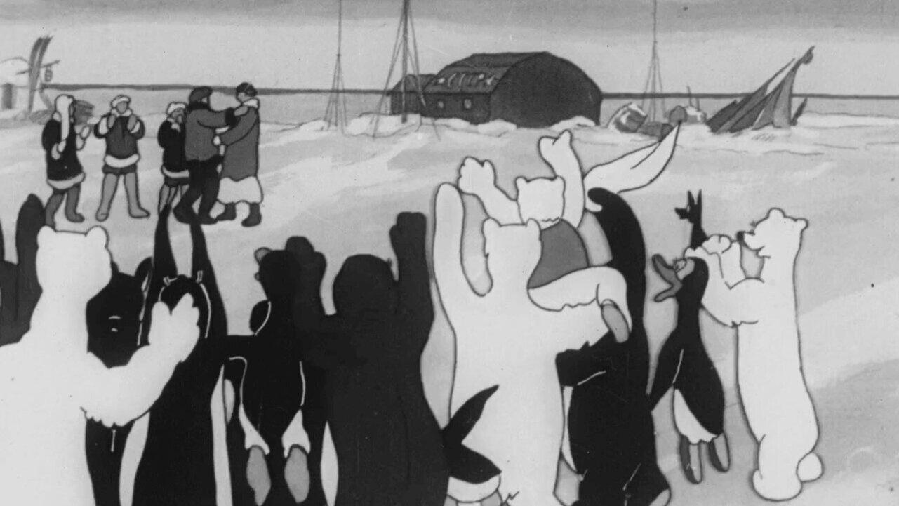 Farewell on the Ice Floe 1938 movie scene