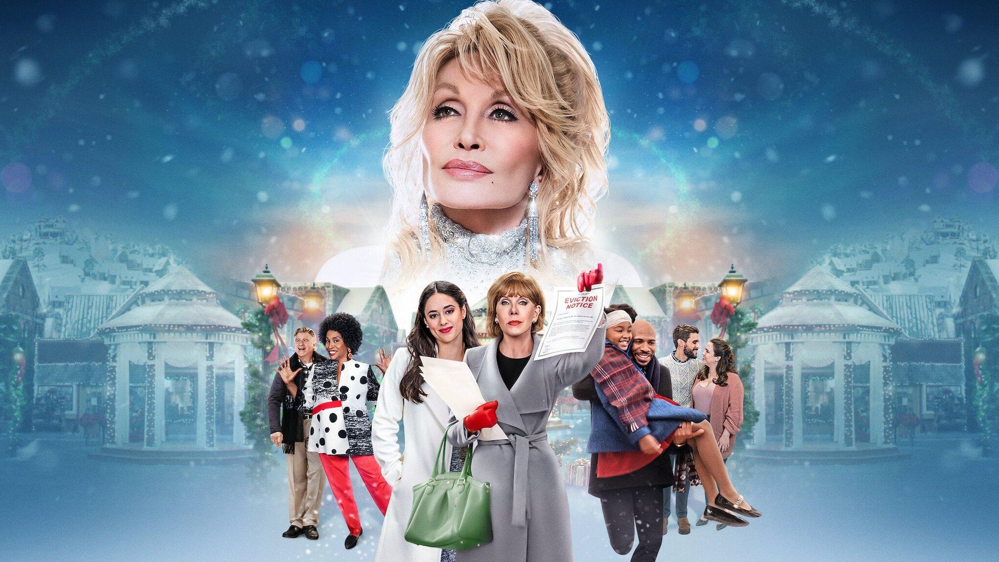 Dolly Parton's Christmas on the Square 2020 movie scene