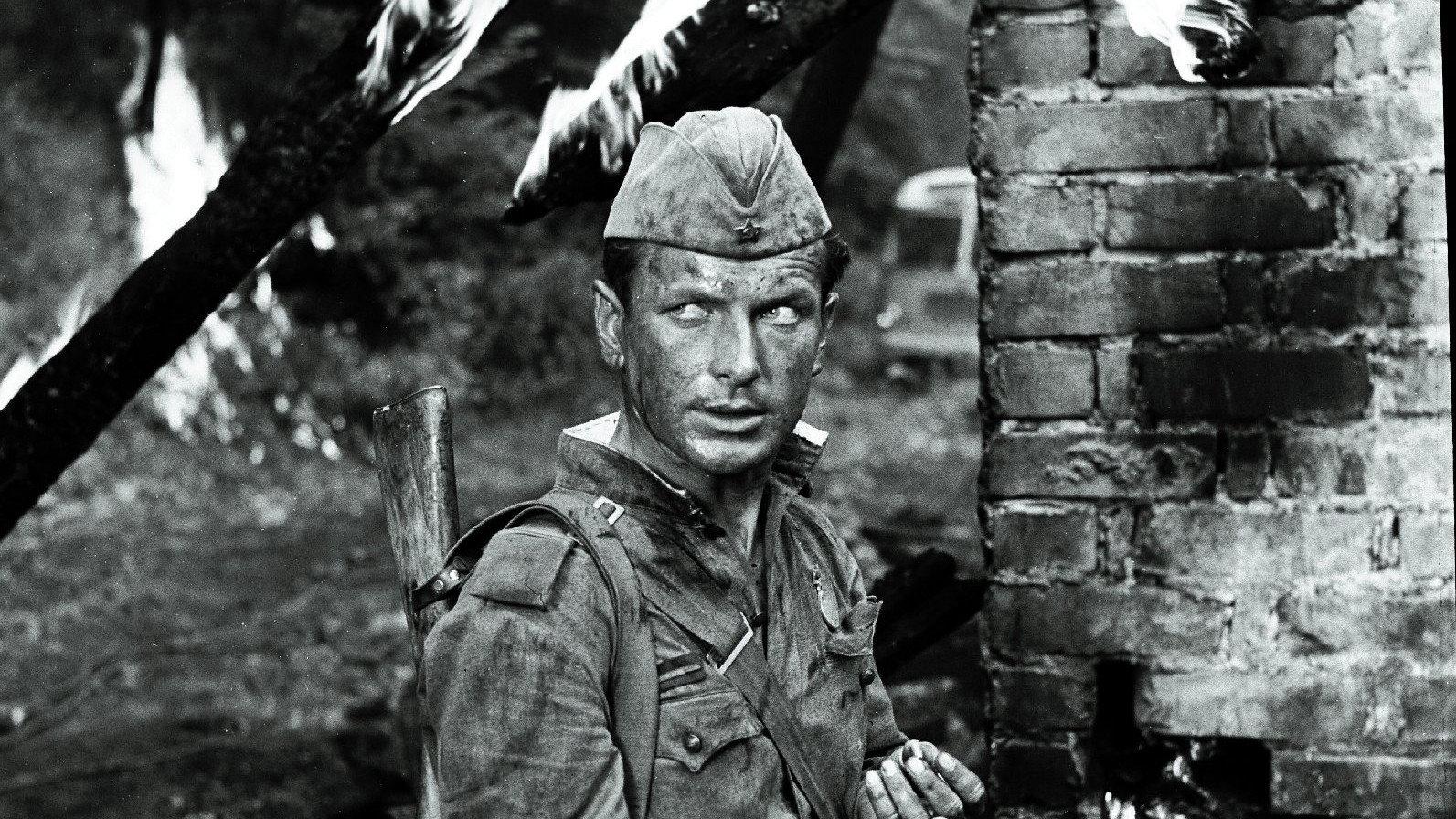 Men in Soldier's Overcoats 1968 movie scene