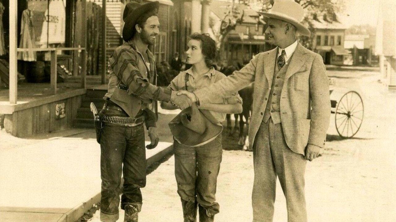 A One Man Game 1927 movie scene