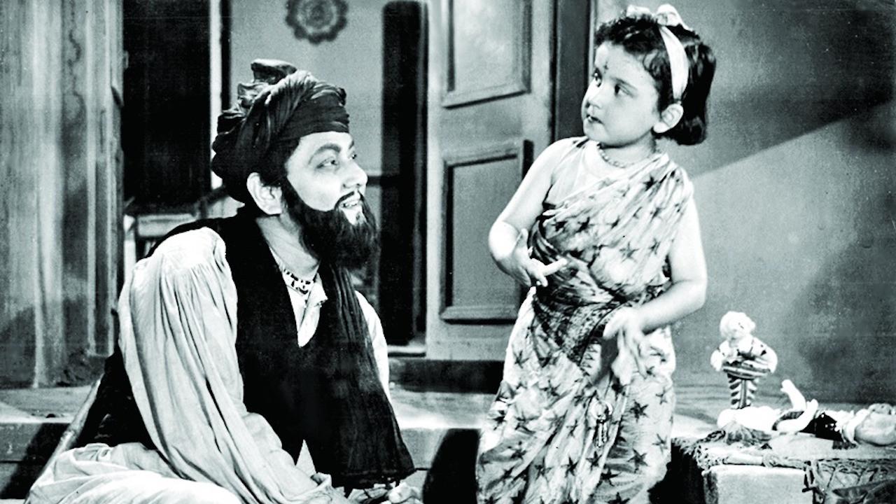Kabuliwala 1957 movie scene