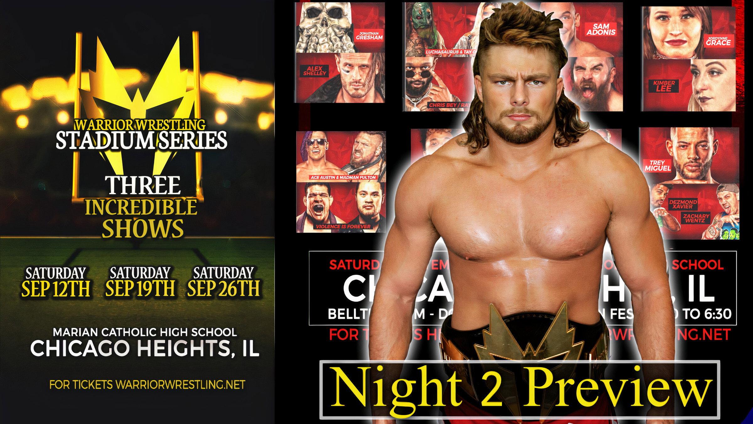 Warrior Wrestling Stadium Series Night 2 2020 movie scene