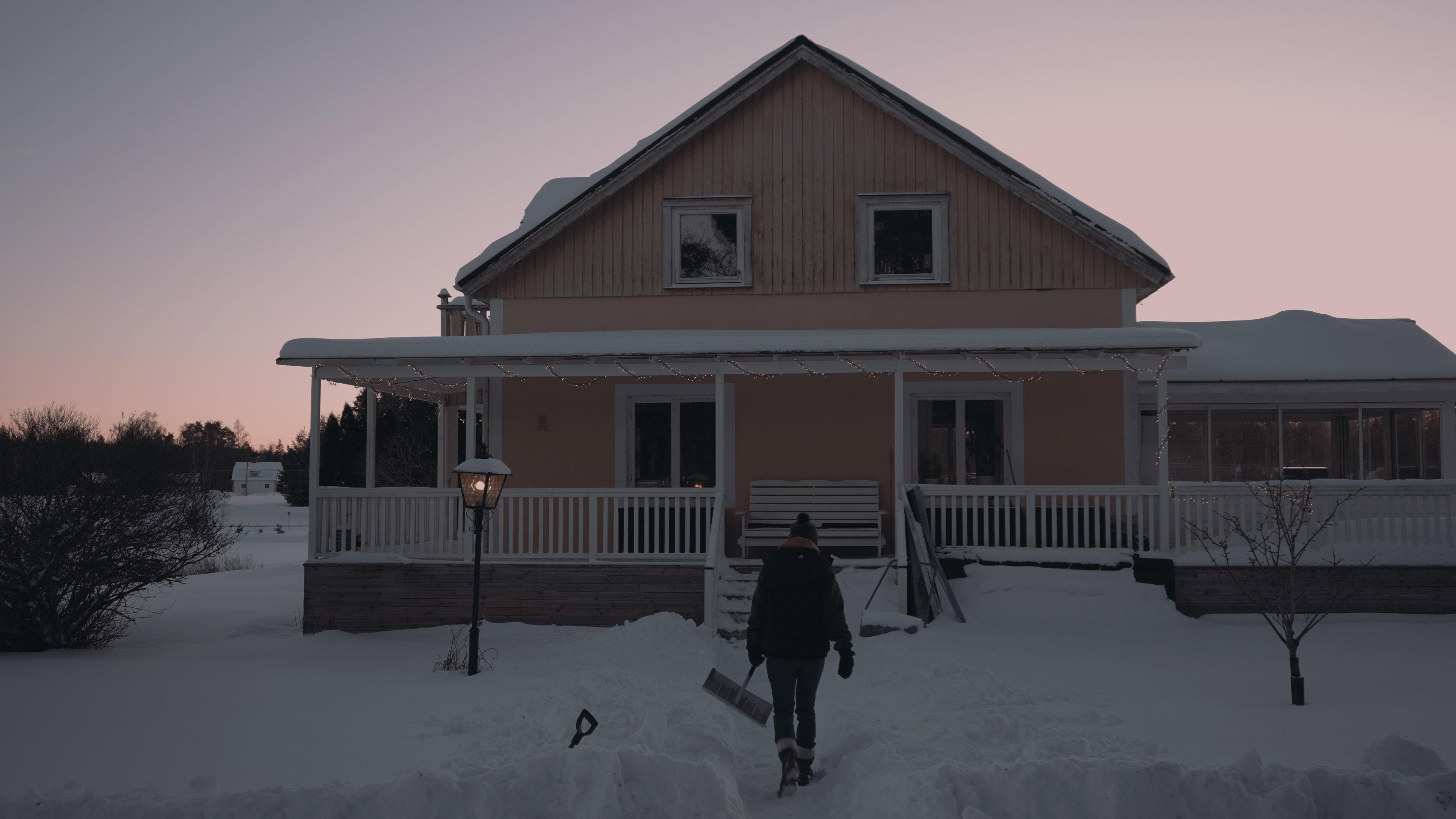 The Silence of Snow 2026 movie scene