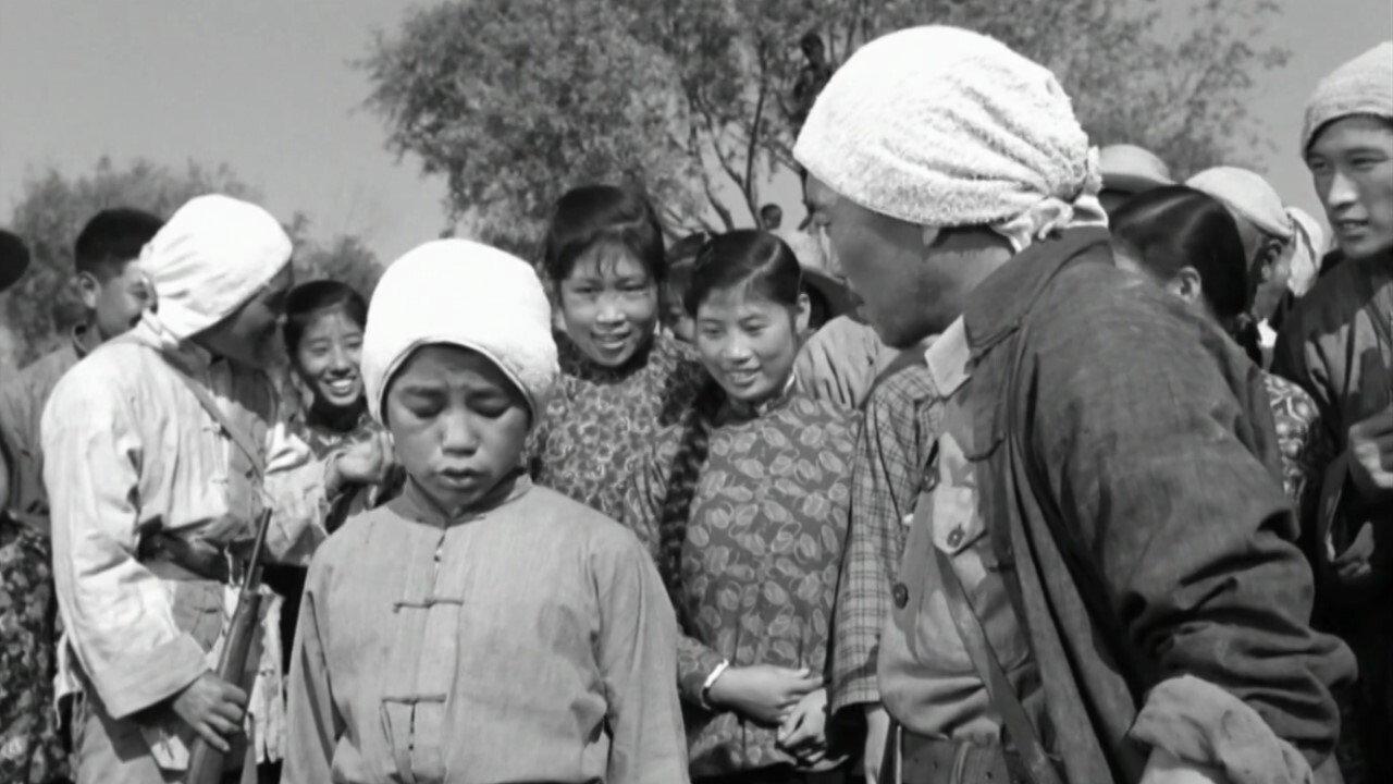 Zhang Ga the Soldier Boy 1963 movie scene
