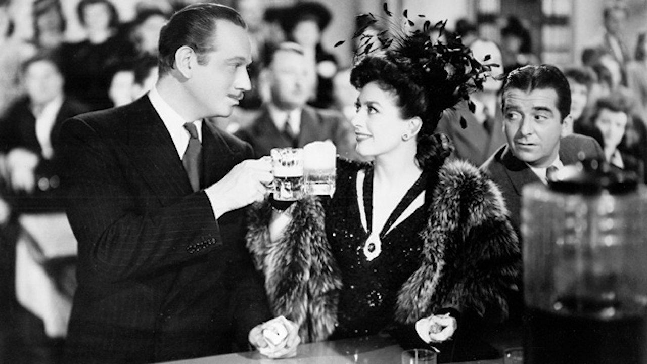They All Kissed the Bride 1942 movie scene