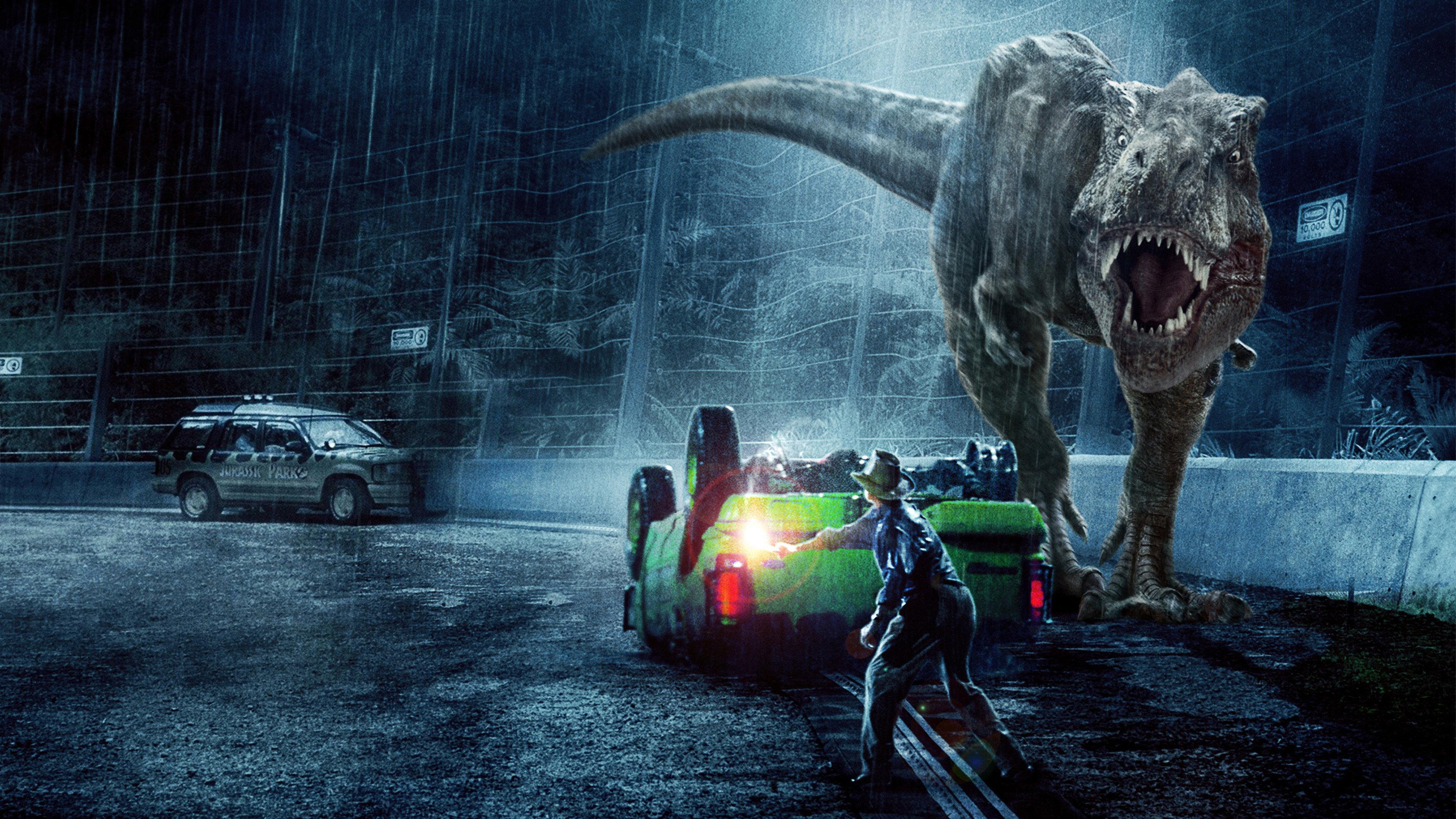 Jurassic Park 1993 movie scene