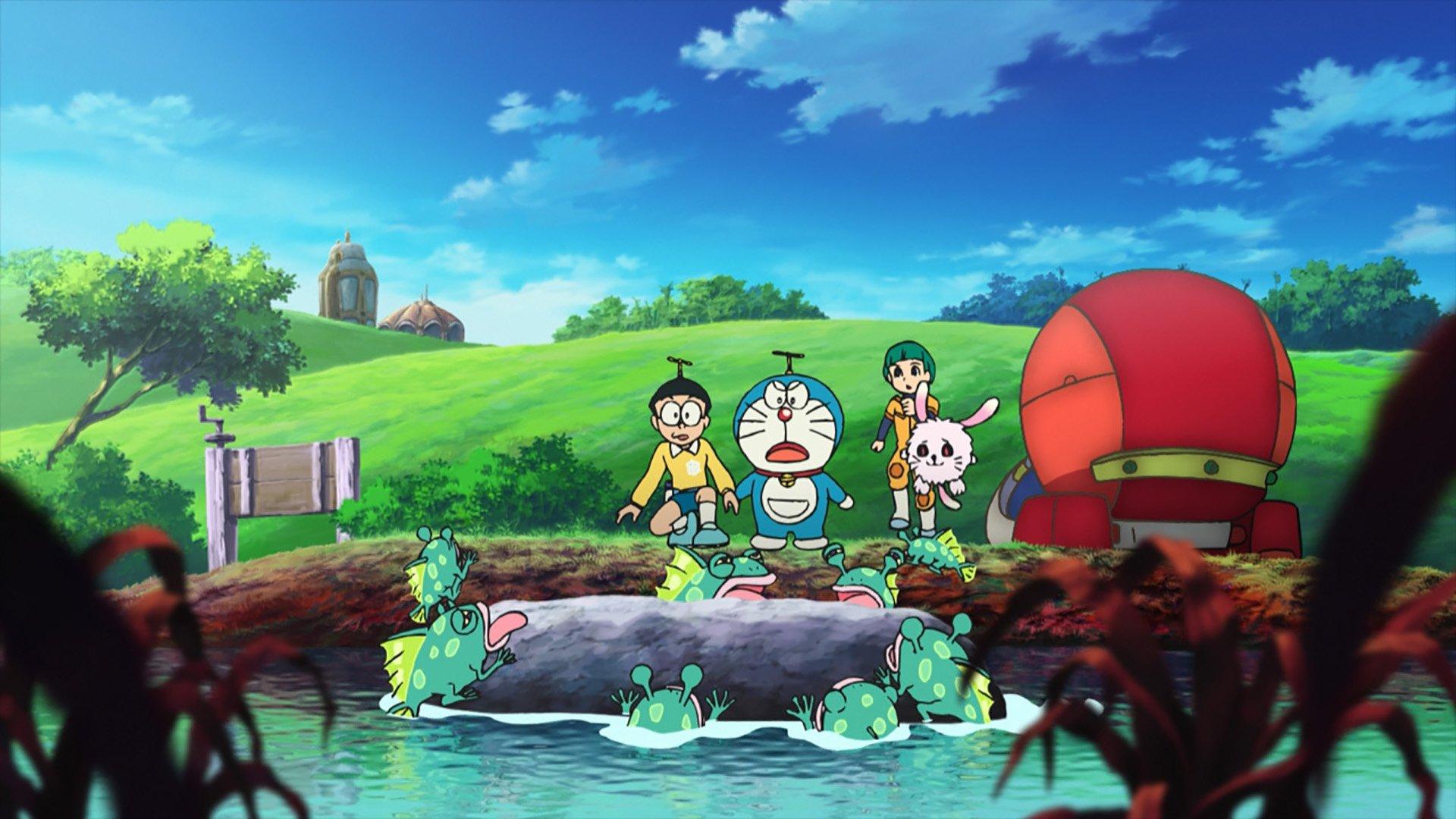 Doraemon: The New Record of Nobita's Spaceblazer 2009 movie scene