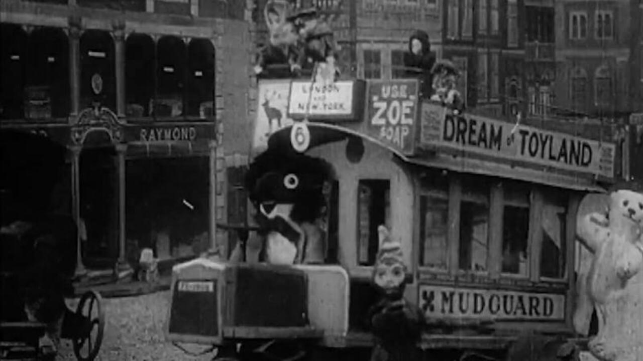 Dreams of Toyland 1908 movie scene