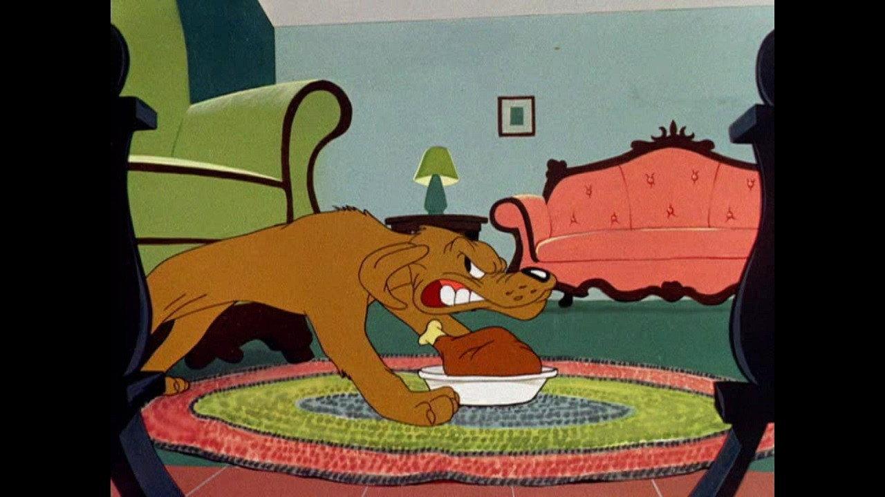 Fresh Airedale 1945 movie scene
