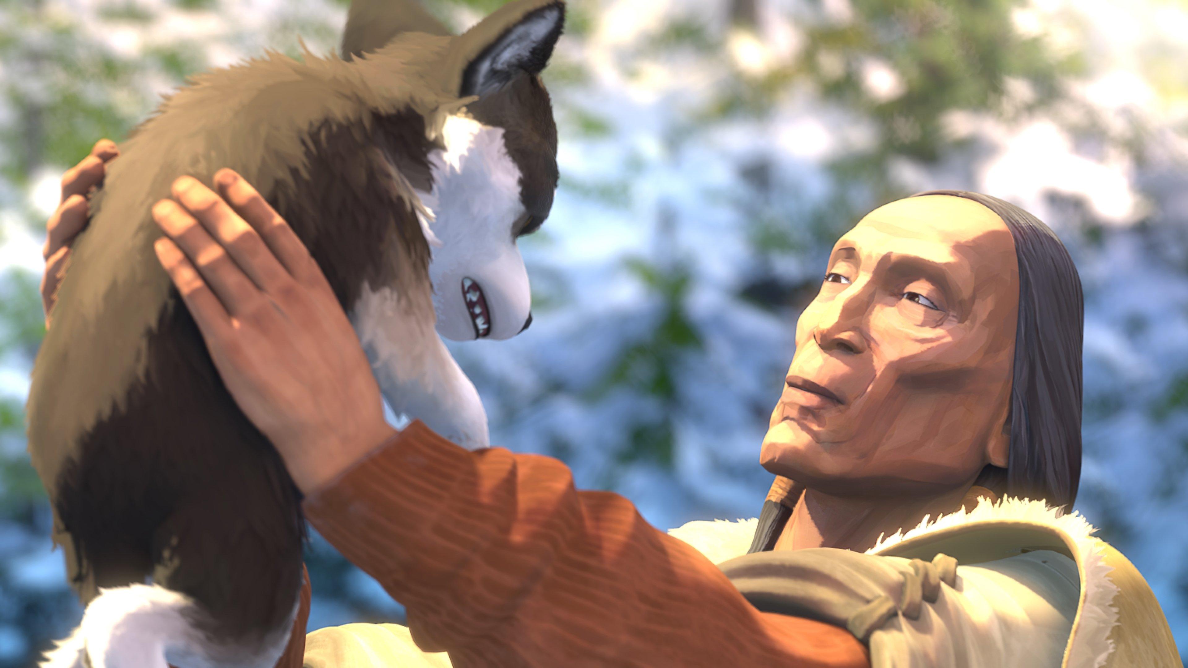 White Fang 2018 movie scene