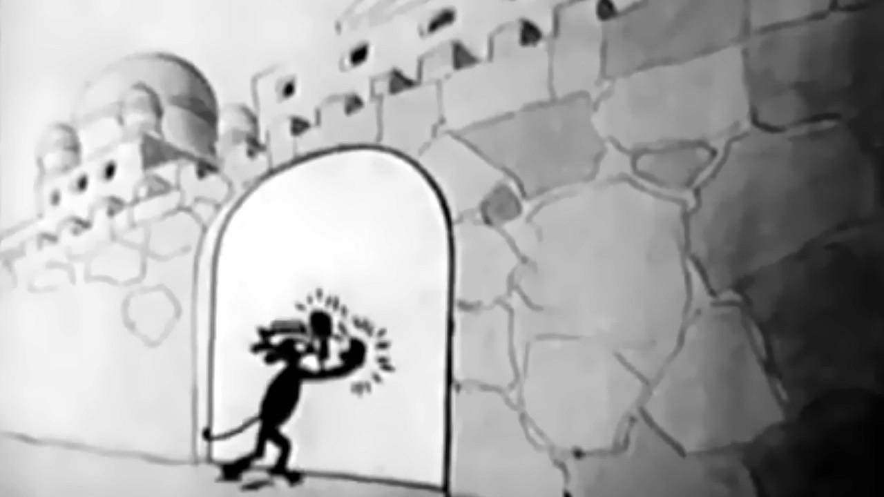 A Lad and His Lamp 1929 movie scene