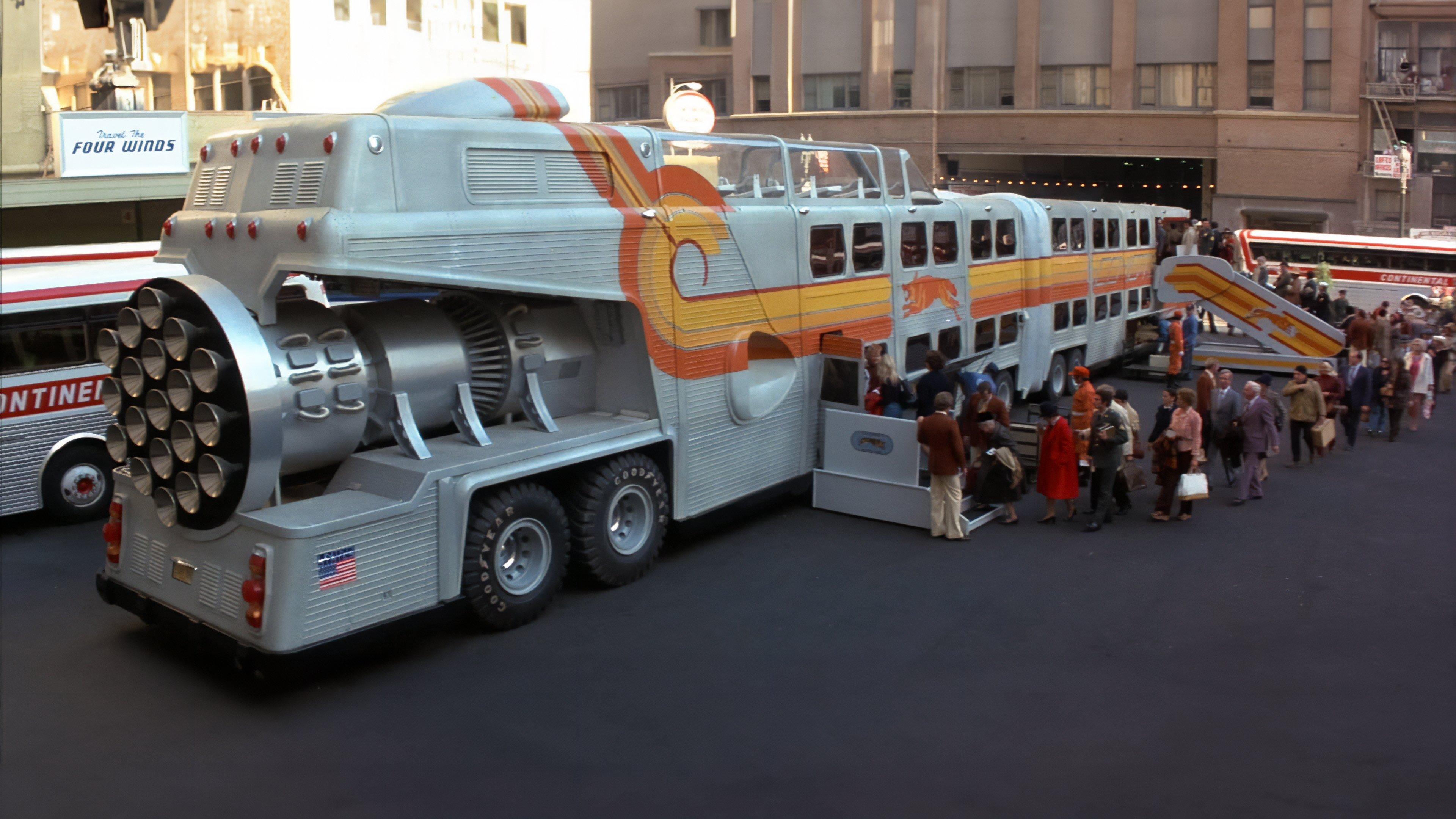 The Big Bus 1976 movie scene