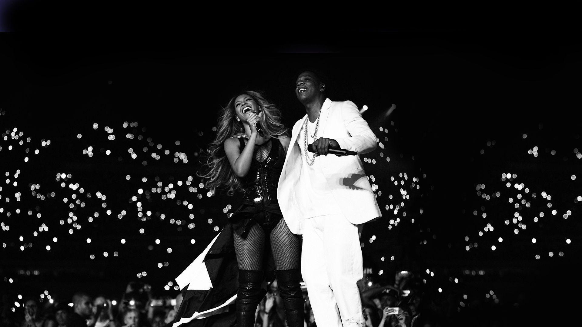 On the Run Tour: Beyoncé and Jay-Z 2014 movie scene