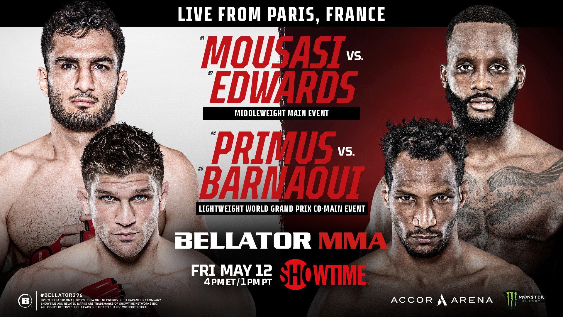 Bellator 296: Mousasi vs. Edwards 2023 movie scene