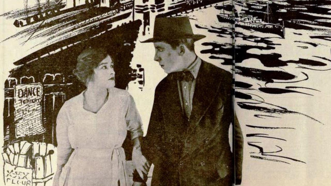 Pitfalls of a Big City 1919 movie scene