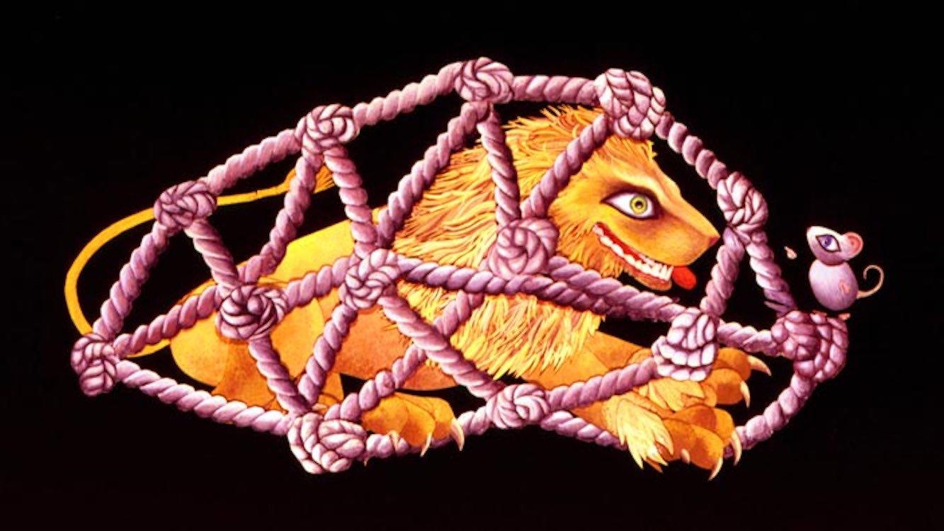The Lion and the Mouse 1976 movie scene
