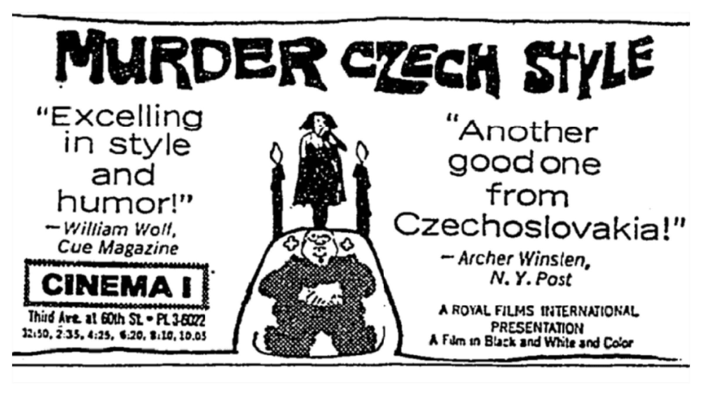 Murder Czech Style 1967 movie scene