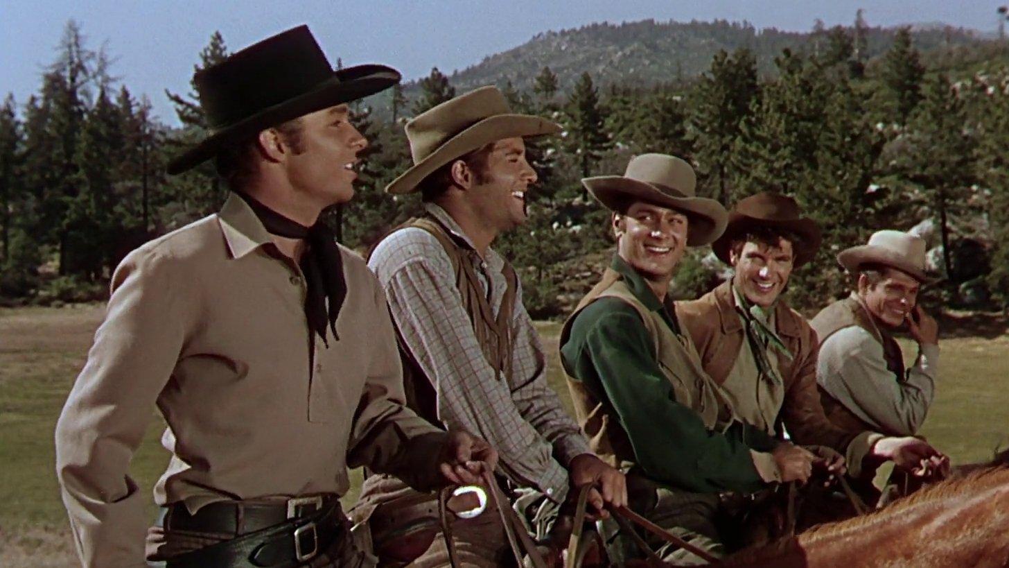 Kansas Raiders 1950 movie scene