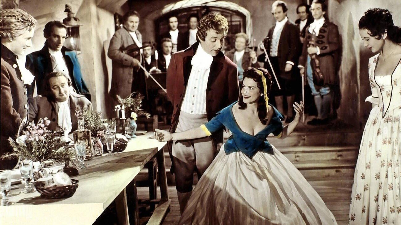 Mozart 1955 movie scene