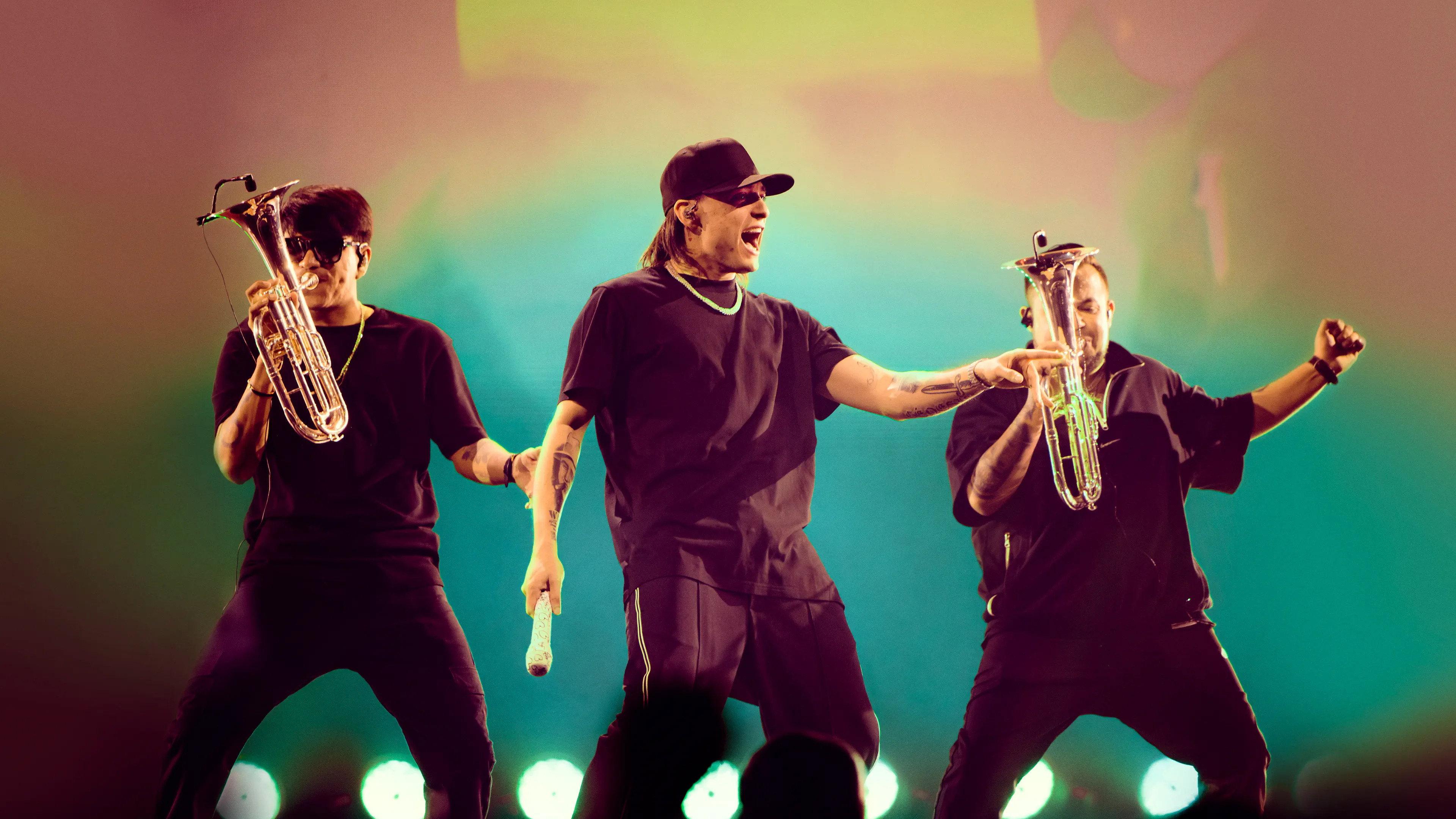 Apple Music Live: Peso Pluma 2023 movie scene