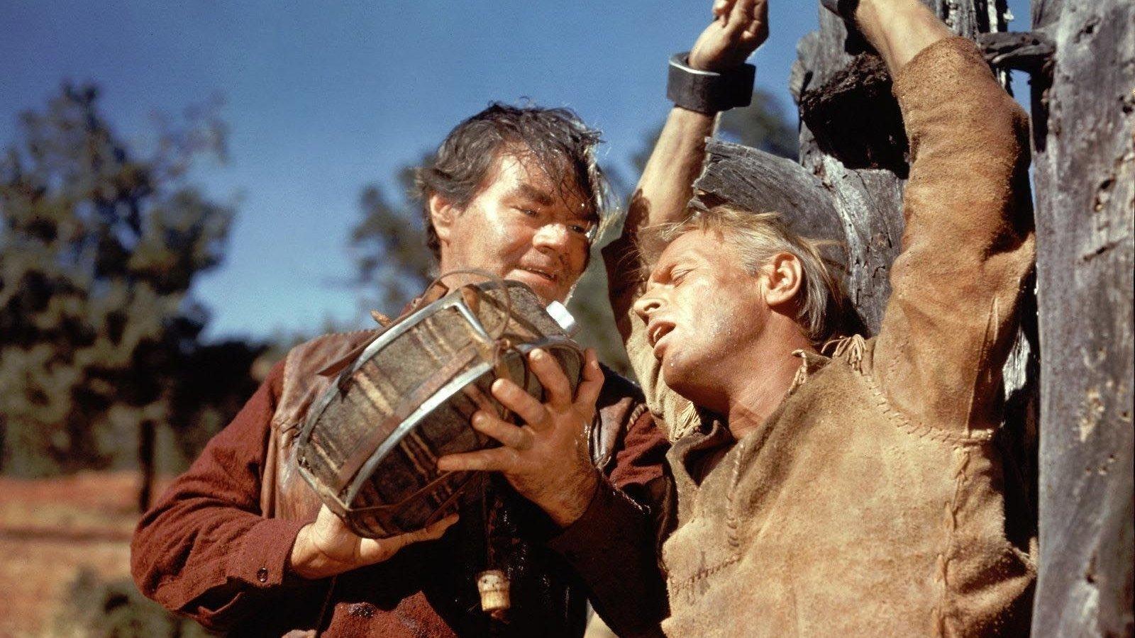 The Last Wagon 1956 movie scene
