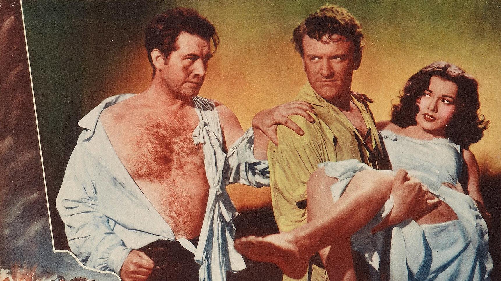Two Lost Worlds 1951 movie scene