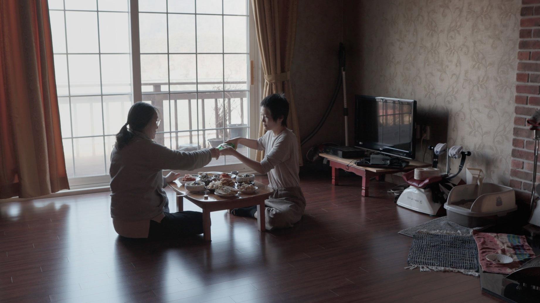A Table for Two 2023 movie scene