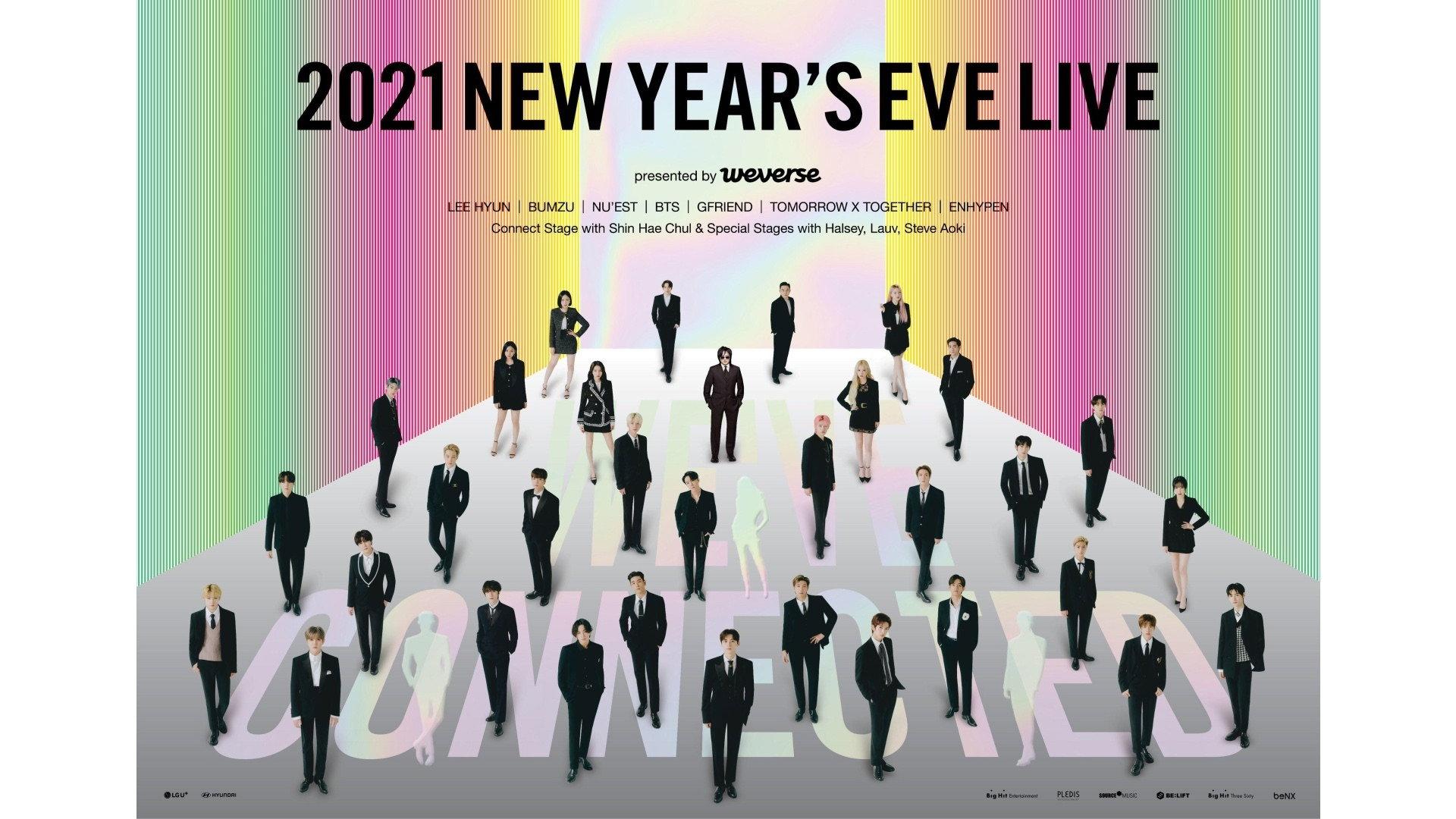 2021 NEW YEAR’S EVE LIVE presented by Weverse 2020 movie scene