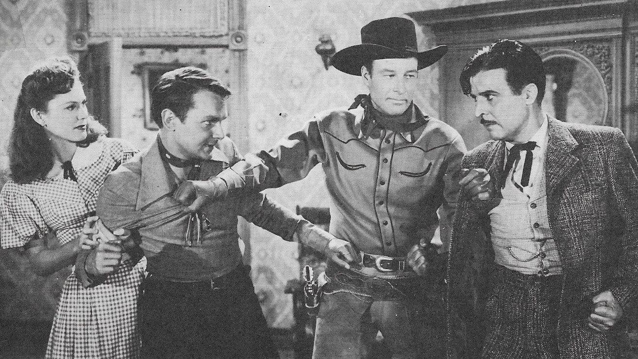 Wagon Wheels Westward 1945 movie scene
