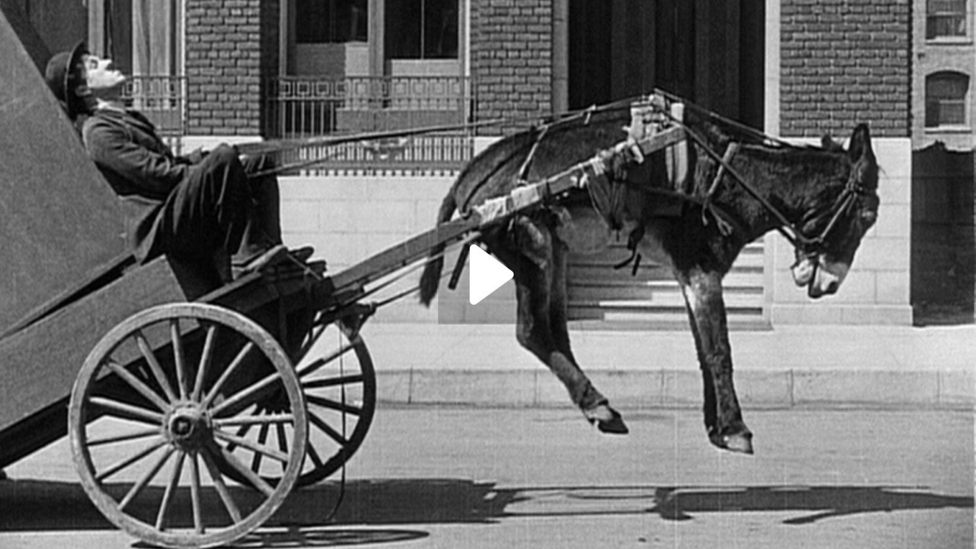 His Musical Career 1914 movie scene