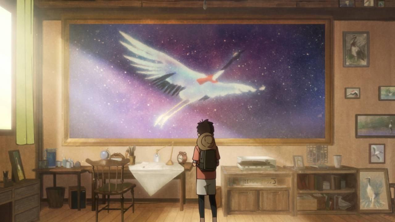 On the Night When Cranes Dance 2023 movie scene