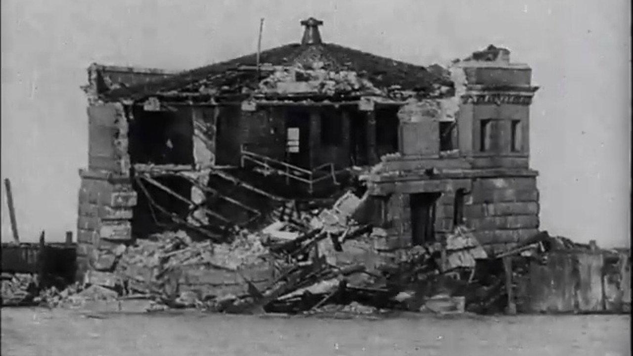Doom of an Obsolete Coastal Fort 1924 movie scene