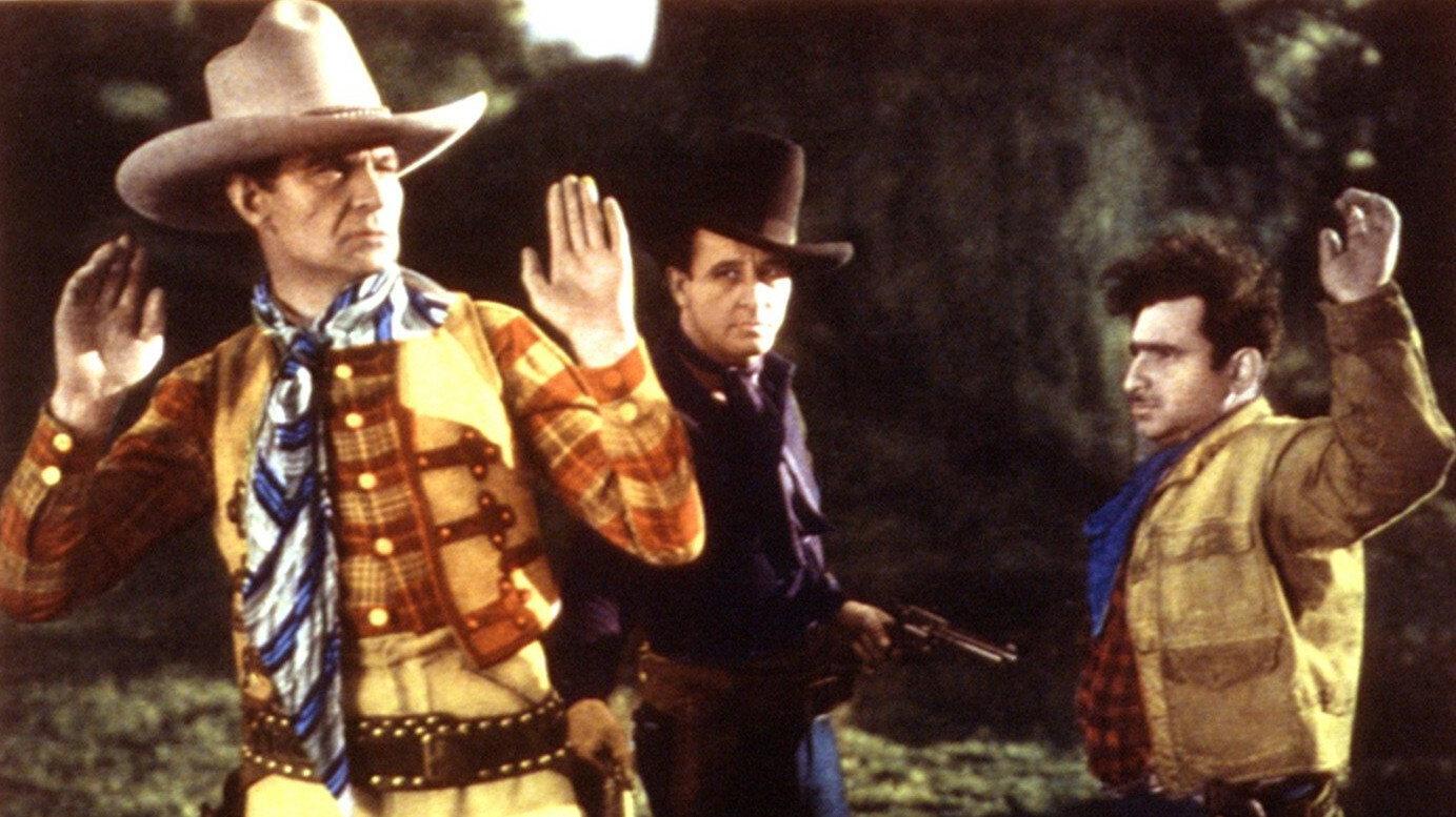 The Texas Rambler 1935 movie scene